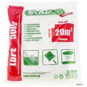 FOLIA OCHRONNA 4X5M EXTRA MOCNA(500G) STALCO