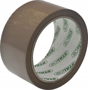 TAŚMA PAKOWA 48X60M BRĄZ STALCO S-38260