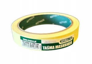 TAŚMA MALARSKA ŻÓŁTA 19 MM X 25 M STALCO