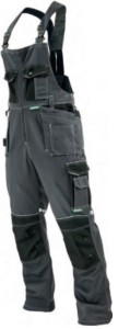 Spodnie ogrodniczki Stalco ALLROUND LINE szaro-czarne r. XXL S-44451