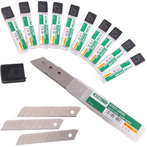 Ostrza łamane do nożyka Stalco S-17618 18 mm 10 sztuk