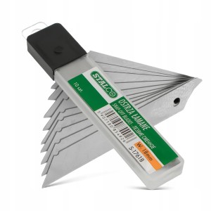 Ostrza łamane do nożyka Stalco S-17618 180 mm 10 sztuk