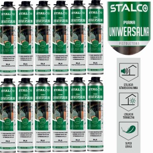 STALCO PIANA PIANKA UNIWERSALNA PISTOLETOWA 750ML PUP23 KARTON 12 SZTUK