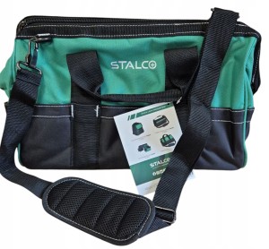 TORBA NARZĘDZIOWA MONTERSKA WZMOCNIONA 22 KIESZENIE TNS16 STALCO 41x21cm