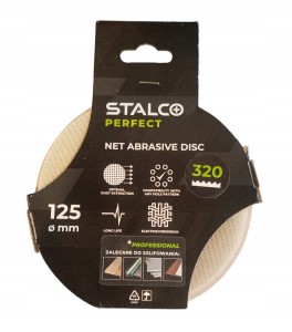 STALCO KRĄŻKI ŚCIERNE SIATKOWY 125mm P-320