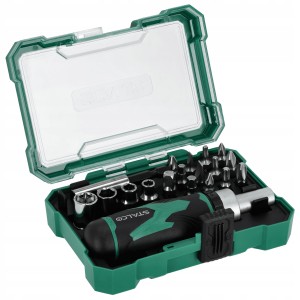 STALCO ZESTAW BITÓW I NASADEK 25MM 19 ELEMENTÓW