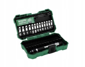 STALCO PROFESJONALNY ZESTAW NOŻYKÓW PRECYZYJNYCH 29 elementów S-17544