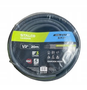 Wąż ogrodowy EXPERT 1/2" 20m Stalco Garden 3-warstwowy