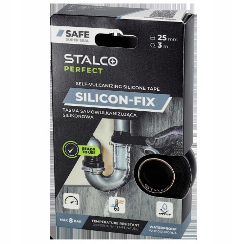 TAŚMA SAMOWULKANIZUJĄCA SILIKONOWA 25MM/3M STALCO PERFECT S042276669