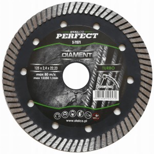 Tarcza diamentowa Stalco S-71971 125x22,2 mm TURBO