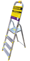 Drabina aluminiowa 4 stopniowa drabinka DOMOWA