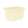 CURVER POJEMNIK 26L Z POKRYWKĄ KREMOWY 44X27X34CM 26L