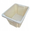CURVER POJEMNIK 26L Z POKRYWKĄ KREMOWY 44X27X34CM 26L