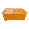 PUDEŁKO POJEMNIK 32L CURVER ORGANIZER Z POKRYWĄ ORANGE T BOX