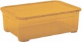 PUDEŁKO POJEMNIK 32L CURVER ORGANIZER Z POKRYWĄ ORANGE T BOX