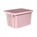 CURVER POJEMNIK 26L Z POKRYWKĄ RÓŻOWY 44X27X34CM 26L