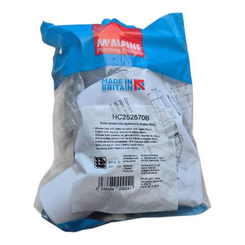 MCALPINE SYFON BRODZIKOWY HC252570B