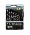WIERTŁA ZESTAW WIERTEŁ WIERTŁO DO METALU HSS 19 ELEMENTÓW
