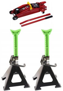 PODNOŚNIK HYDRAULICZNY KOBYŁKI 3T + ŻABA LEWAREK 2