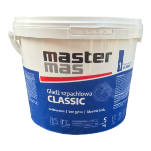 MASTER MAS GOTOWA GŁADŹ SZPACHLOWA BIAŁA 5 KG