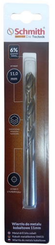 SCHMIT WIERTŁO DO METALU 11,0MM KOBALTOWE