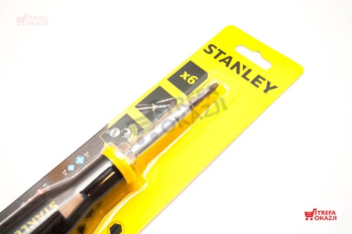 STANLEY WKRĘTAK NA BITY 3 KOŃCÓWKI 6 TYPÓW 68-012