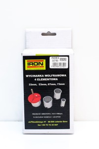 IRON OTWORNICA WOLFRAMOWA 33/53/67/73 MM / 4 EL.