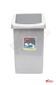 CURVER KOSZ NA ŚMIECI CLICK IT GRAFIT 9L