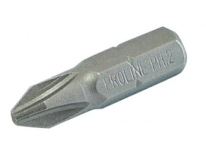 PROLINE BIT BITY DO ŚRUBY PHILLIPS 1/4'' 25SZT PH1