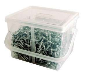 MEGA NITY ZRYWALNE  ALUMINIUM/ STAL 3.2 x 10 MM  59399