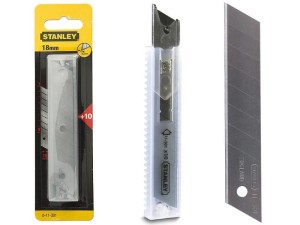 STANLEY OSTRZE WYMIENNE DO NOŻYKÓW - 18MM ŁAMANE 10SZT