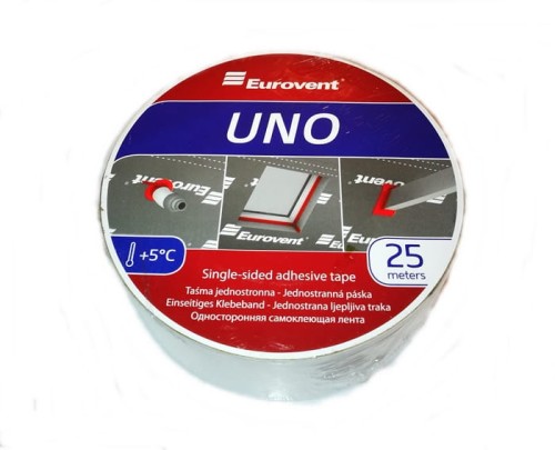 EUROVENT UNO  TAŚMA DO SKLEJANIA FOLI PAROIZOLACYJNEJ 50MMX25MB
