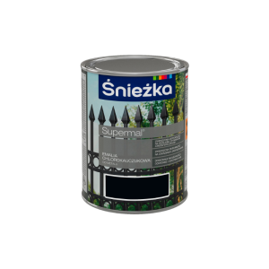 ŚNIEŻKA EMALIA CHLOROKAUCZUKOWA RAL 9005 CZARNY 0,9L