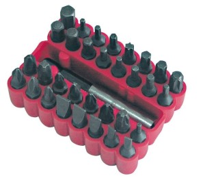 MEGA ZESTAW KOŃCÓWEK Z UCHWYTEM MAGNETYCZNYM 33 SZT.  1/4'' 